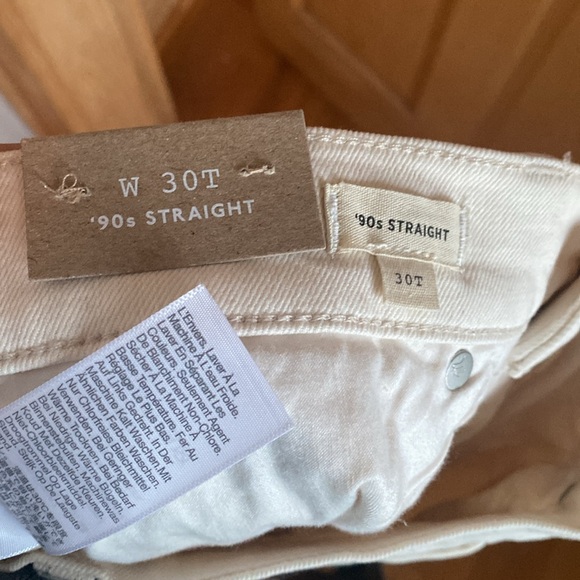 Madewell 90's Straight Jean in 30 Tall - Picture 4 of 4